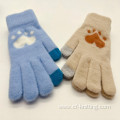 low price touch screen knitted gloves for kids